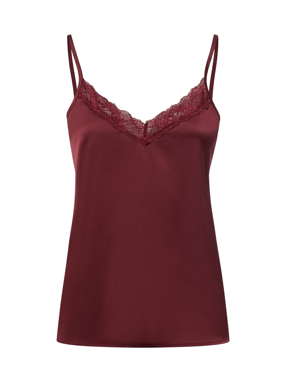 Marie Lund Pyjama-Top Damen bordeaux, S Image