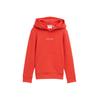 Hoodie TOM TAILOR, Jungen, Gr. 92/98, rot (soft rot), Sweatware, Obermaterial: 100% Baumwolle, modisch, regular fit, Rundhals, Kurzarm Bündchen, Sweatshirts, mit Kapuze und Kängurutasche