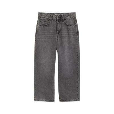 5-Pocket-Jeans TOM TAILOR, Jungen, Gr. 158, N-Gr, grau (used mid stone grau denim), Denim/Jeans, Obermaterial: 100% Baumwolle. Futter: 100% Baumwolle, modisch, bequem lang, Jeans, Baggy Jeans- mit ausgestelltem Bein Image
