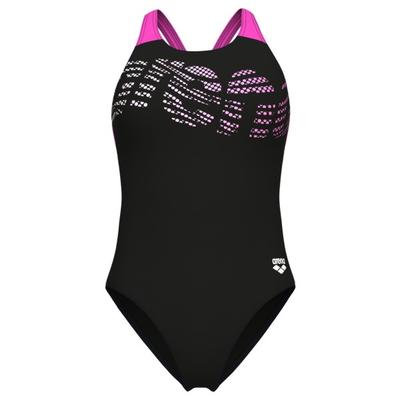 Arena - Women's Flowing Swimsuit V Back - Badeanzug Gr 34 schwarz Image