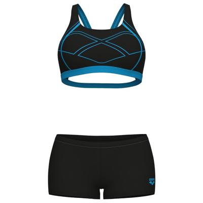 Arena - Women's Graphic Swimsuit Swim Pro Two Pieces - Bikini Gr 38 schwarz Image