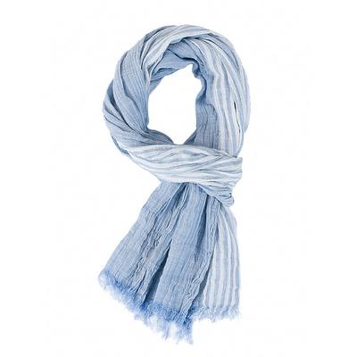 Men's Striped Cotton Scarf – Lightweight Soft Fringed Wrap for Fall Winter, Casual Vintage Style Shawl for Travel, Daily Wear Outdoor Activities