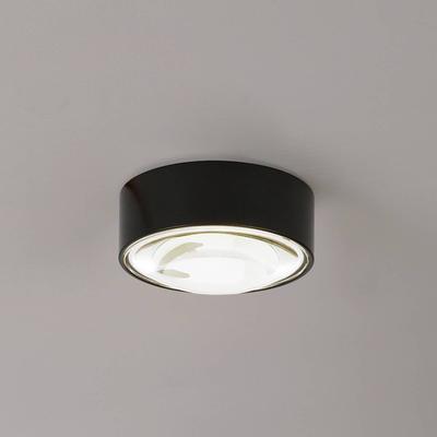 Deckenlampe Siaka Lindby, schwarz, für Badezimmer, Aluminium, Modern, Deckenlampe