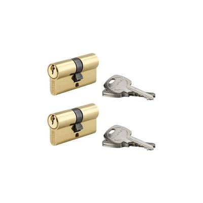 Thirard - Schale mit 2 Zylindern profiles standard, 30x30, s'ent, 6 Schlüssel