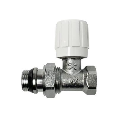 Aougo - Manuelles Heizkörperventil 1/2 Winkel, thermostatisches Heizventil, thermostatisches Image