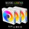 MANMU Rgb ventilateurs pour pc ordinateur miroir pc ventilateur de boîtier Rgb ventilateur de processeur 120mm radiateur silencieux boîtier d