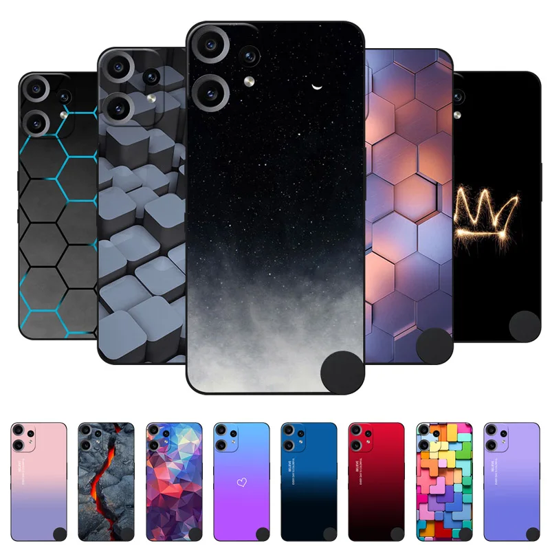 Pour rien CMF téléphone 2 Pro étui fantaisie dégradé boîtier de téléphone pour rien CMF téléphone 2 Pro doux antichoc couverture arrière Funda