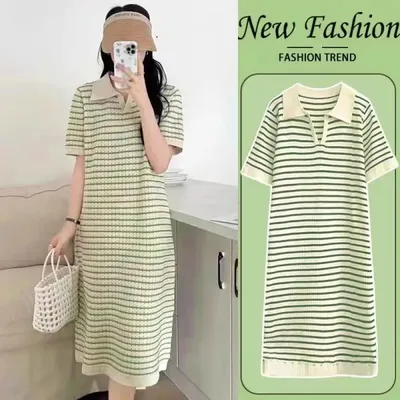 Summer Maternity Shirts Dress Short Sleeve Turn-down Collar Elegant Pregnant Woman Dresses with Tie Ribbon Pregnancy Clothing