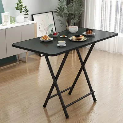 Folding Table Simple Household Small Apartment Eating Student Study Dormitory Portable Parallel Bar Table
