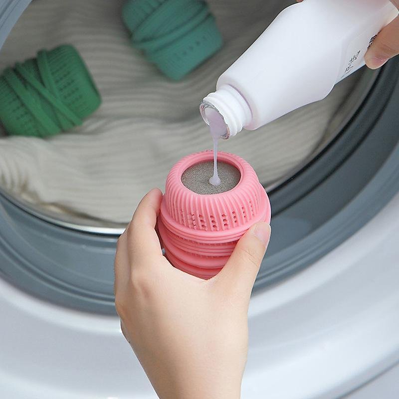 3PCS Anti Tangling Laundry Ball Reusable Washing Machine Balls for Reducing Wrinkles Lint and Hair Softening Clothes Preventing Twisting Household Cleaning Accessories