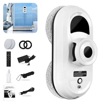 5600PA Windows Automatische Wasser Spray Malerei Roboter Vakuum Controller Steuerung Elektrische Fenster Wischer Haus Glas Wischer Image