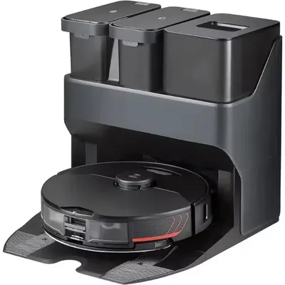 S7 MaxV Super Roboterstaubsauger mit Air Wash Filled Dock Image