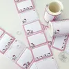 Rosa Kawaii 4-Muster Hello Kitty Post-it-Notizen Süßes japanisches Mädchen Süßes Hello Kitty Post-it-Notizen Geburtstagsgeschenk