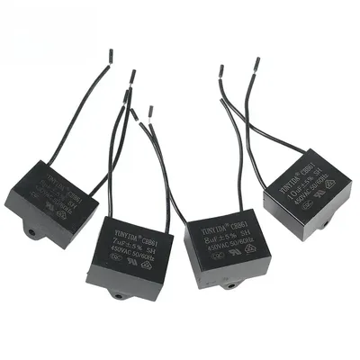 CBB61 450 V Startkondensator 0,8 UF 1 UF 1,2 UF 1,5 UF 1,8 UF 2 UF 2,5 UF 3 UF 3,5 UF 4 UF 4,5 UF 5 UF 6 UF 7 UF 8 UF 10 UF Lüfterkondensator Image