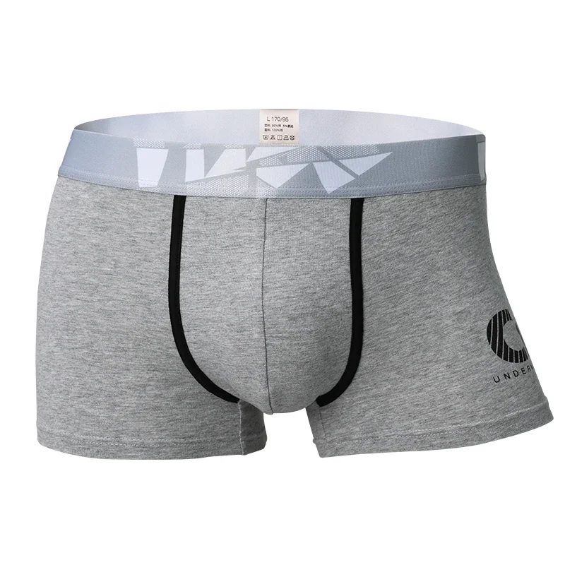 Herrenunterwäsche, Herren-Shorts aus Baumwolle, Boxershorts, Persönlichkeit, Jugend-Boxershorts, atmungsaktive, sommerliche, dünne, modische, dünne Hosen Image