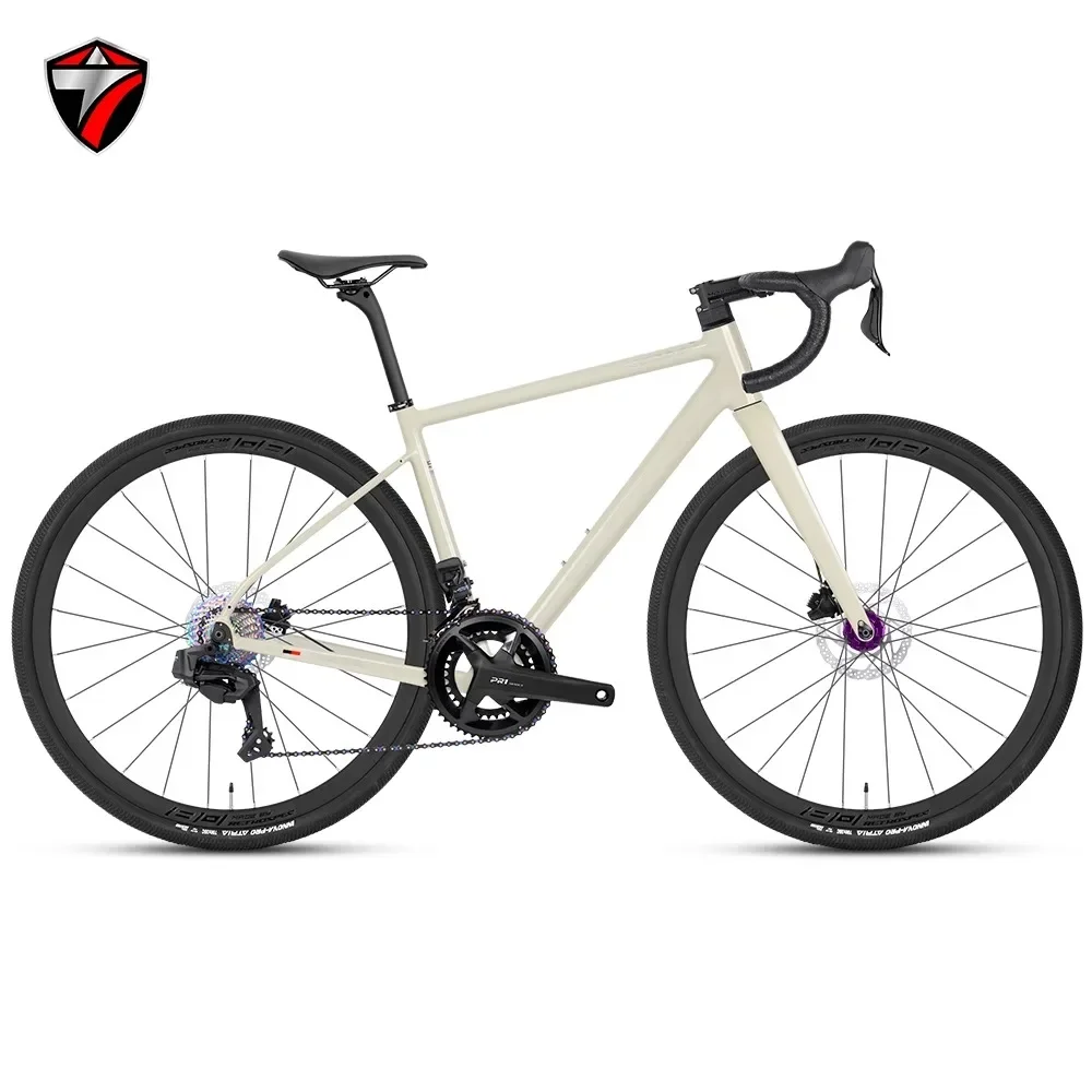 TWITTER Gravel-G3 EDS TX-13S/24 Gänge elektronisches Schalt-Offroad-Straßenfahrrad aus 7005 Aluminium, hydraulische Scheibenbremsen, Gravel-Bike Image