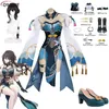 RUAN MEL Cosplay Kostüm Perücke Schuhe Honkai Star Rail Spiel Anzug Sexy Elegante Cheongsam Frauen Halloween Party Rolle Spielen Outfits