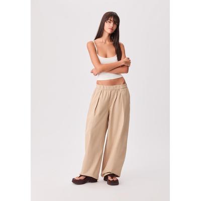 Stradivarius Barrel trousers Stone L