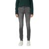 Skinny-fit-Jeans S.OLIVER "IZABELL", Damen, Gr. 38, Länge 32, grau washed, Denim/Jeans, Obermaterial: 84% Baumwolle, 14% Polyester, 2% Elasthan, casual, skinny fit lang, Jeans, in coolen, unterschiedlichen Waschungen