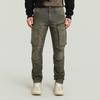 Cargohose G-STAR "Hose Rovic zip 3D regular tapered", Herren, Gr. 34, Länge 32, vintage dust asfalt, Web, Obermaterial: 98% Baumwolle, 2% Elasthan, casual, comfort fit lang, Hosen, im Tapered Fit