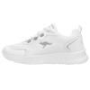 Sneaker KANGAROOS "K-NJ STEPPER OS", Gr. 40, weiß, vapor grau, Textil, sportlich, Schuhe