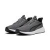 Laufschuh PUMA "FLYER LITE 3", Gr. 47, cool schwarz gray, puma schwarz, puma weiß, Textil, sportlich, Schuhe