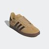 Sneaker ADIDAS ORIGINALS "GAZELLE", Gr. 42,5, golden beige, schwarz braun, gold metallic, Leder, Synthetik, sportlich, Schuhe