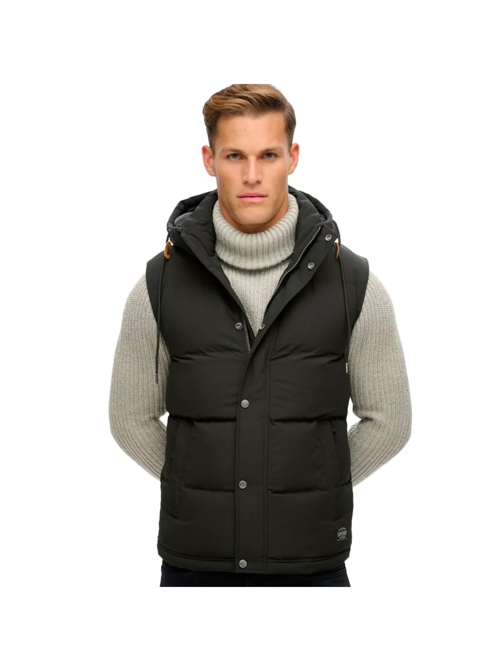 Superdry Herren Everest ärmellose Steppjacke Image