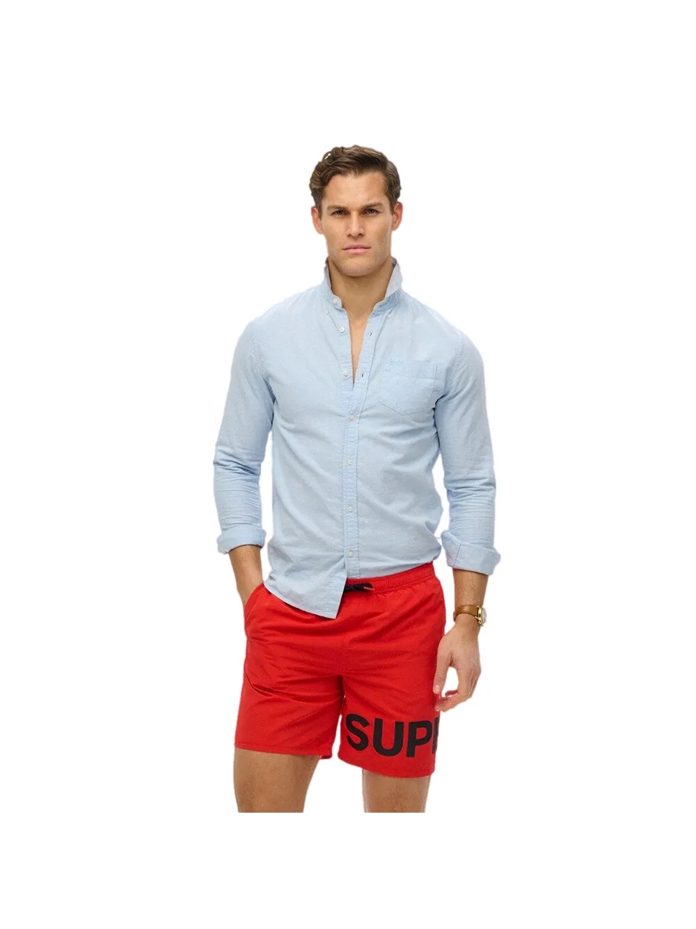 Superdry Herren Badeanzug mit Muster Image