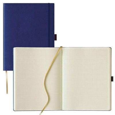 Lediberg Notizbuch »Tucson« kariert A4 mittelblau Image
