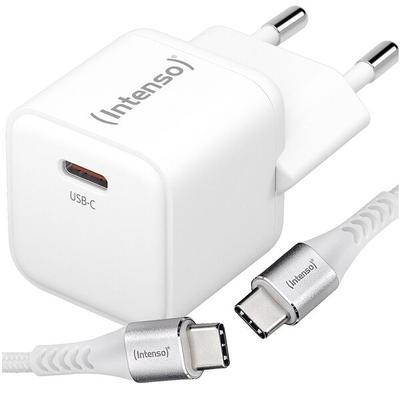 Intenso GaN-Ladeadapter W30C + C315C USB-C Kabel USB C, Steckdose