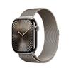 Apple Smartwatch Apple Watch Series 10 46 mm Titan Natur (GPS+Cellular) Milanaise Armb