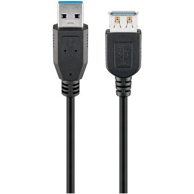 goobay USB-Kabel USB 3.0 A schwarz 5.0 m Image