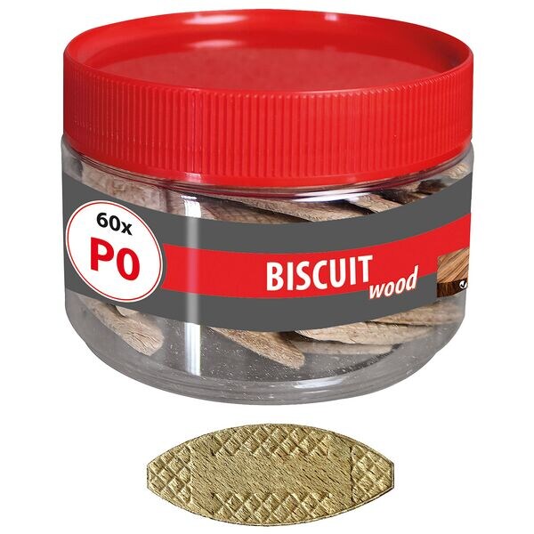 TOX Flachdübel »BISCUIT WOOD P0« 60 Stück braun Image
