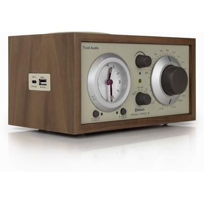 Tivoli Audio Model Three BT/AM/FM/Clock radio (Walnut/Beige)