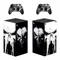 Film Skull Skin Sticker Decal Cover for Xbox Series X Console and 2 Controllers Skins Vinyl