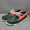 Klassiker Marke Kuh Leder Männer Casual Schuhe Luxus Loafer Mokassins Hohe Qualität Docksides Boot Schuh Bequem