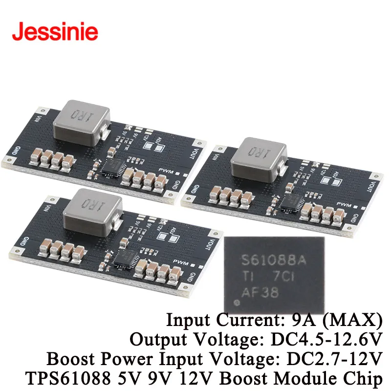 5 stücke/1 stück TPS61088 DC High Power Lithium-Batterie Step Up Boost Bord Netzteil Modul 5V 9V 12V 10A 1MHz Schalter Frequenz PCB Image