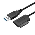 Cavo convertitore adattatore da Sata a USB 3.0 7 + 6PIN 13 pin Trasferimento rapido dei dati per unità ottica portatile Unità CD/DVD ROM Slimline
