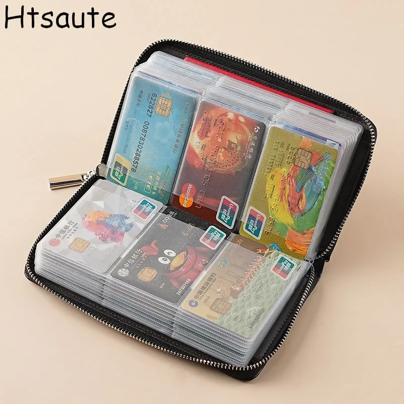 Porta carte di credito porta carte di credito da donna in pelle PU da 60 slot Porta carte di credito Organizzatore regalo Porta carte di lusso di design aziendale