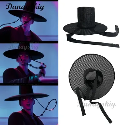 KPOP Huntrix Jinu Cosplay Hut Bühne Koreanische Offizielle Uniform Hut Dämonenjäger Huntrix's Enemies Halloween Zubehör Saja Jungen Image