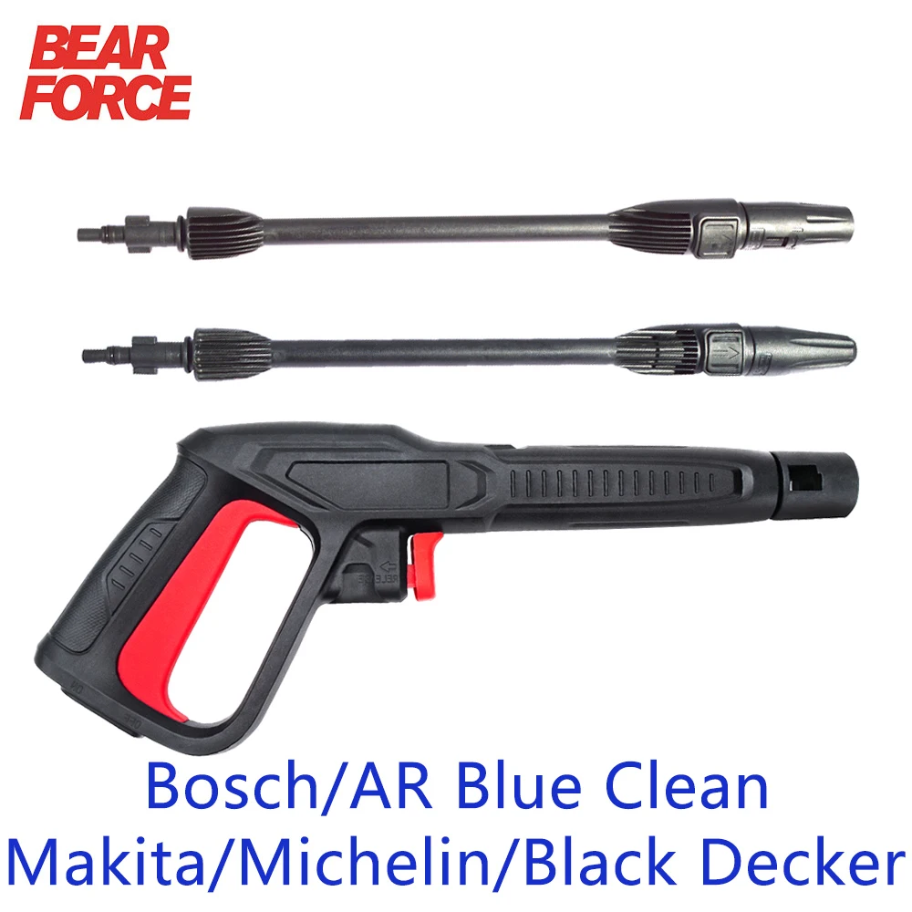 Hochdruckreiniger Spritzpistole Jet Lance Düse Auto Waschmaschine Jet Wasserpistole Speerstab für Bosch Black Decker AR Blue Clean Makita