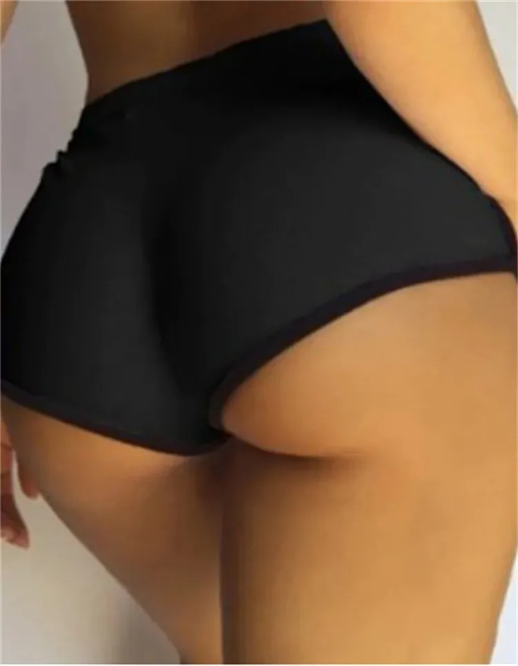 Y2K Vintage Sommer Shorts Hose Elegante Solide Slim Fit High Stretch Gym Laufen Sportwear Kurze Casual Streetwear Hot Girl Hosen Image