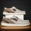 Große Größe 48, Nicht-Leder-Freizeitschuhe, Herren-Loafer, Slip-on-Leinwandschuhe, atmungsaktive Herren-Sommerschuhe, bequeme, leichte Herren-Wohnungen