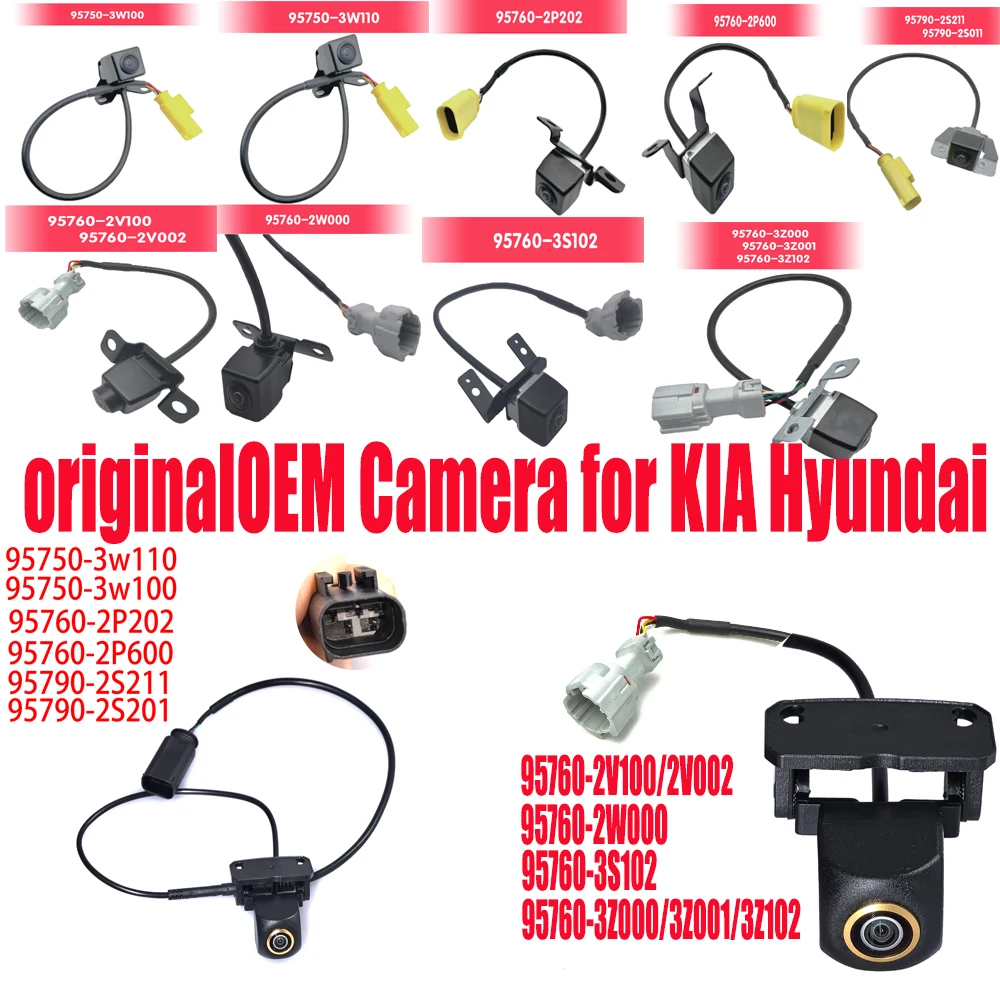 Original OE # Rückfahrkameras der 95760-Serie – passend für KIA Sportage/Sorento/Santa Fe und Hyundai Veloster/Sonata/Ix35 (2010–2017). Image