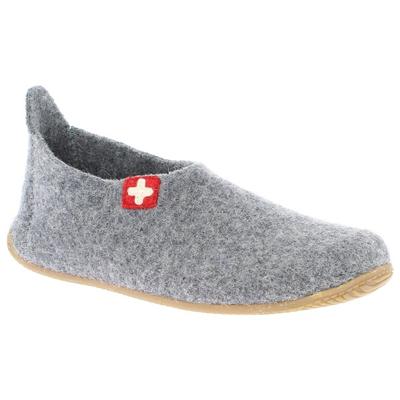 Living Kitzbühel - Slipper Schweizer Kreuz No. 4249 - Hüttenschuhe 34 | EU 34 grau Image