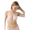 Bügel-BH MEY "PRETTY JOAN", Damen, Gr. 75, Cup A, rosa (blossom), Obermaterial: 77% Polyamid, 23% Elasthan, casual, BHs, Half-Cup, multicolor-Trägerstickerei