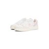 Keilsneaker TOMMY JEANS "TJW RETRO BASKET SNEAKER", Damen, Gr. 42, rosa (ecru, rose), Leder, Lederimitat, sportlich, Schuhe, Schnürschuh, Halbschuh, Freizeitschuh mit seitlicher Logoflagge