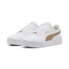 Sneaker PUMA "CARINA 3.0 DAYINIGHT", Gr. 39, weiß (puma weiß, puma gold), Synthetik, sportlich, Schuhe