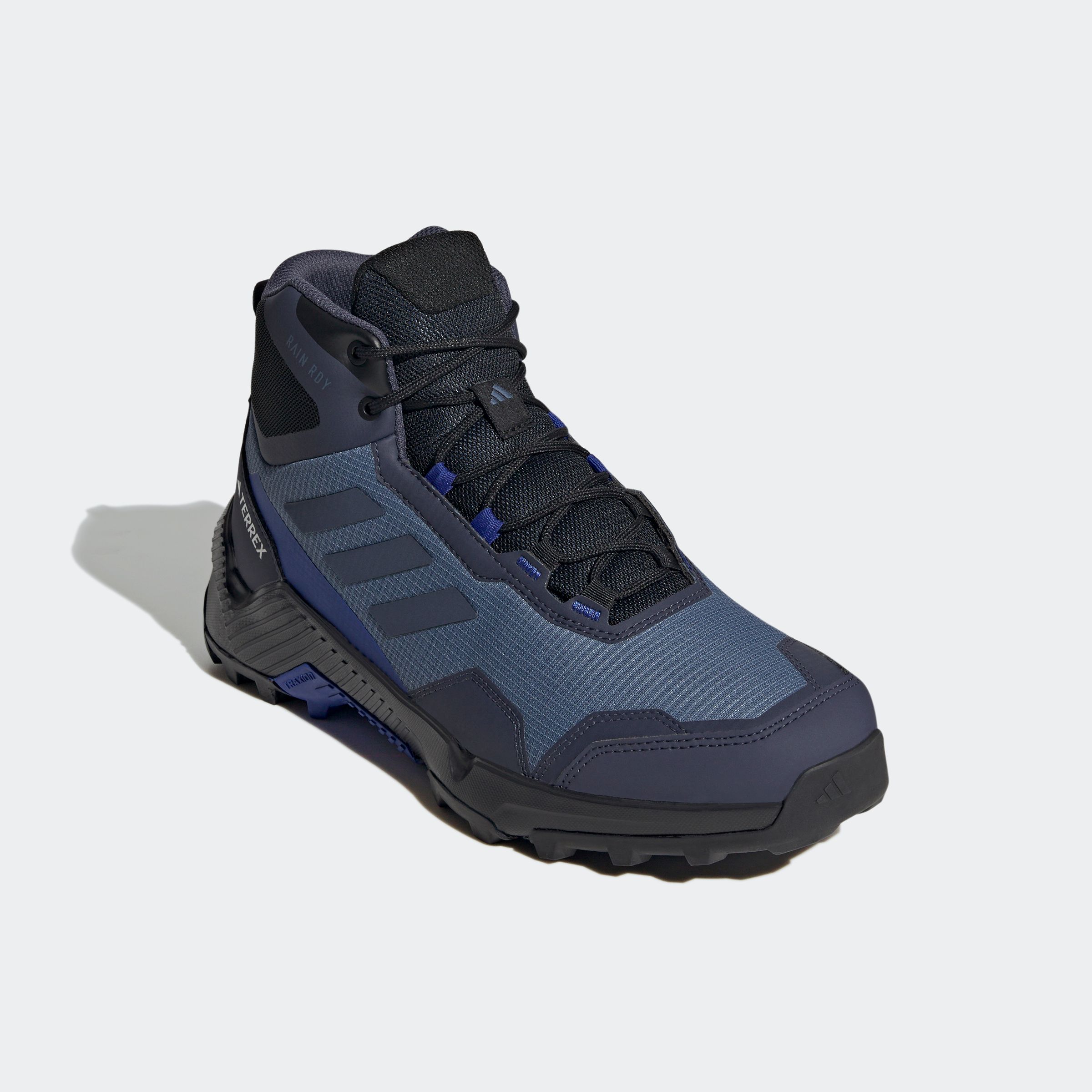 Wanderschuh ADIDAS TERREX "EASTRAIL 2.0 MID RAIN.RDY", Herren, Gr. 41, wonder steel, shadow navy, semi lucid blau, Synthetik, Textil, Schuhe Wanderschuh, wasserdicht